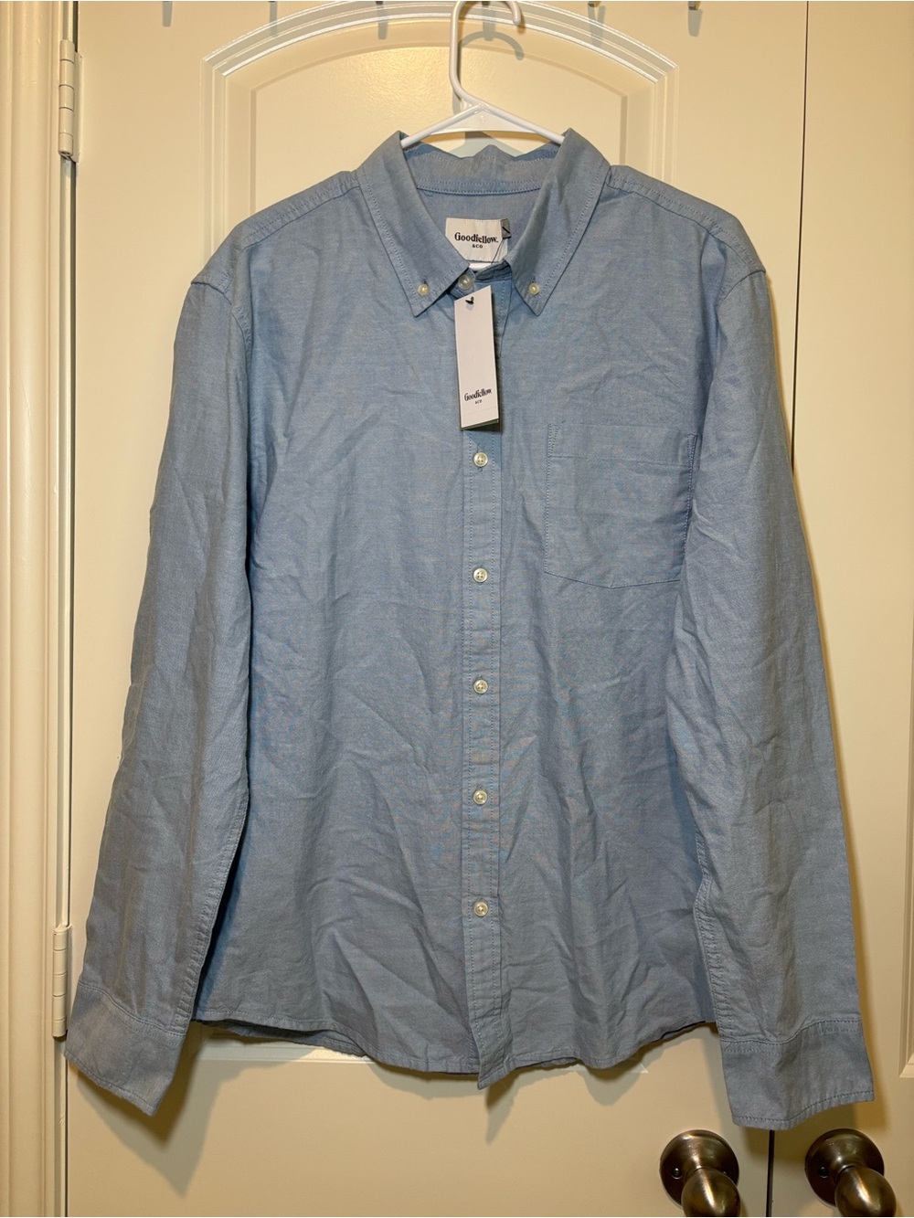 Goodfellow & Co Light Blue Long-Sleeve Button-Down Shirt